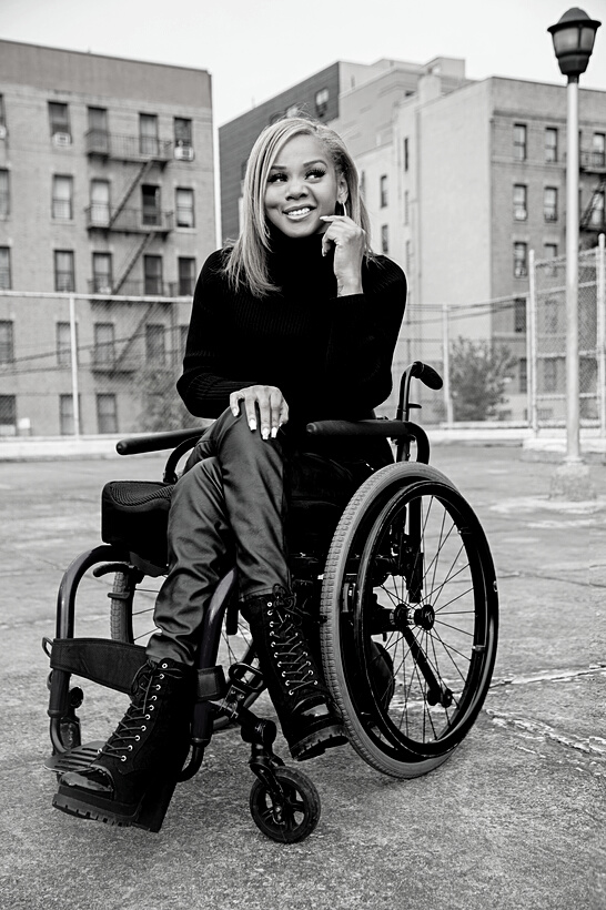 Woman in Wheelchair Outdoors